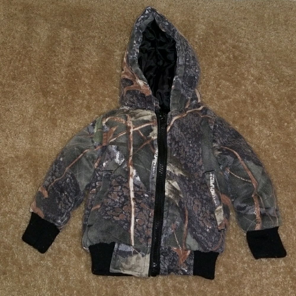 The most adorable baby camo coat